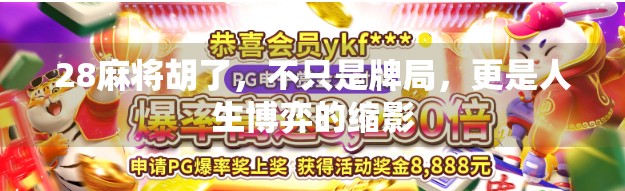 28麻将胡了,不只是牌局,更是人生博弈的缩影 28麻将胡了,不只是牌局,更是人生博弈的缩影