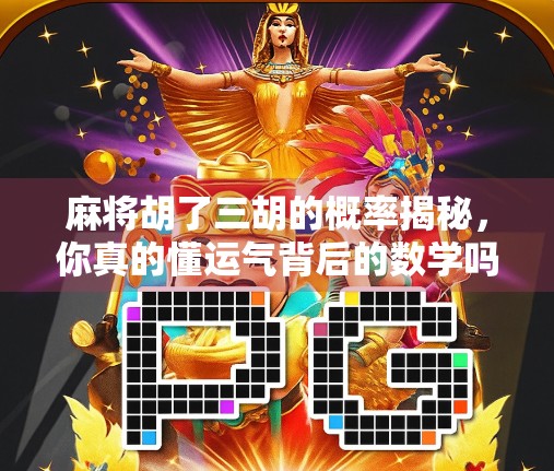 麻将胡了三胡的概率揭秘，你真的懂运气背后的数学吗？