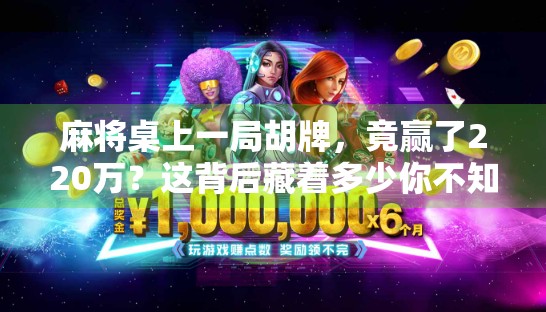 麻将桌上一局胡牌,竟赢了220万?这背后藏着多少你不知道的真相!