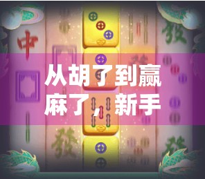 从胡了到赢麻了,新手如何快速掌握麻将精髓,告别尴尬局!