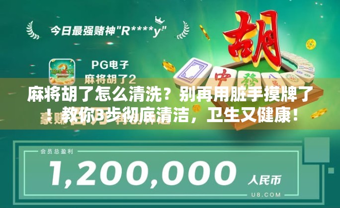 麻将胡了怎么清洗?别再用脏手摸牌了!教你3步彻底清洁,卫生又健康!